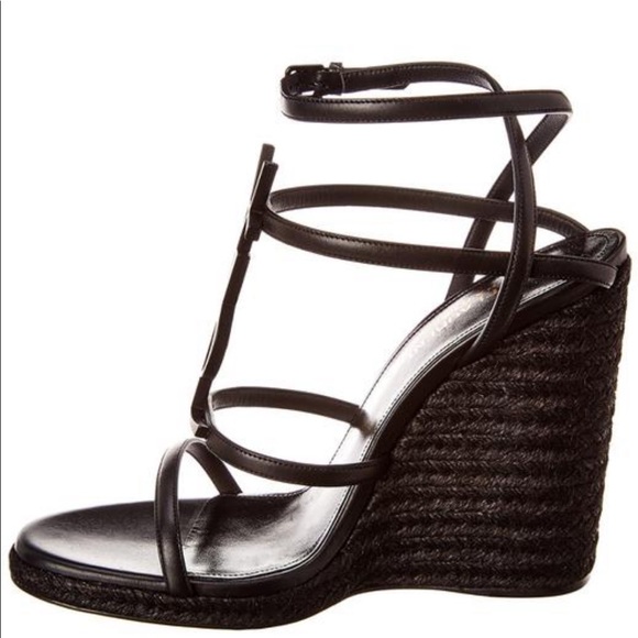 Authentic Saint Laurent Cassadra Wedges - Picture 15 of 15